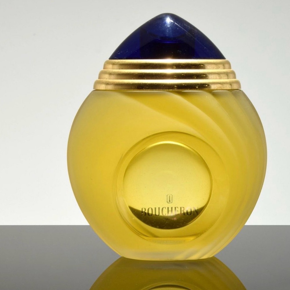12 inch XL Boucheron factice display Perfume Bottle with Blue Cap